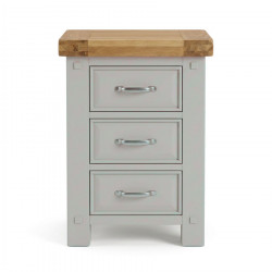 Westminster 3 Drawer Locker Grey/Oak